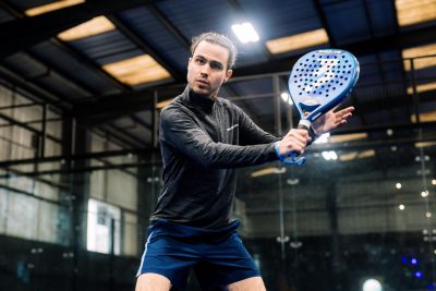 Astra racket in use